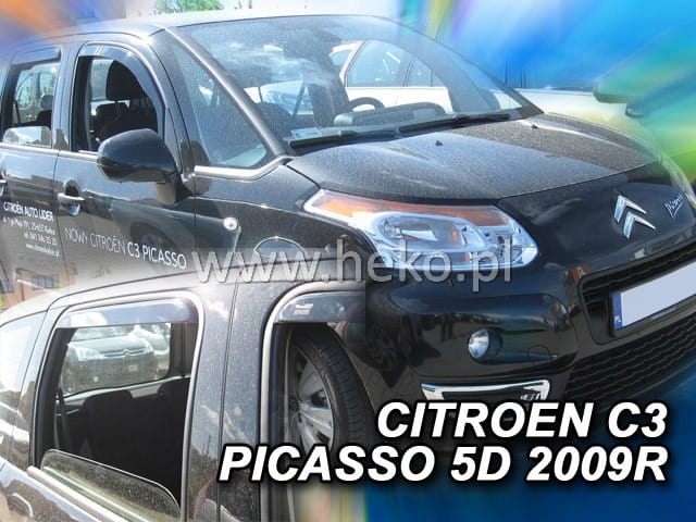 ®HEKO מגני רוח השחלה לסיטרואן C3 פיקסו 2009+