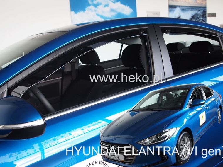 ®HEKO מגני רוח השחלה לאלנטרה i35 דור 6 שנים 2016-2020