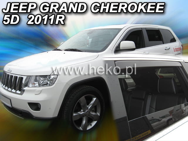®HEKO מגני רוח השחלה לג'יפ גרנד צ'ירוקי WK2 שנים 2010-2021
