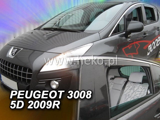 ®HEKO מגני רוח השחלה לפיג'ו 3008 דור 1 שנים 2009-2017