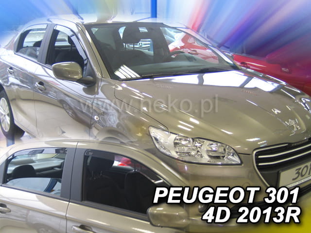 ®HEKO מגני רוח השחלה לפיג'ו 301 שנת 2012+