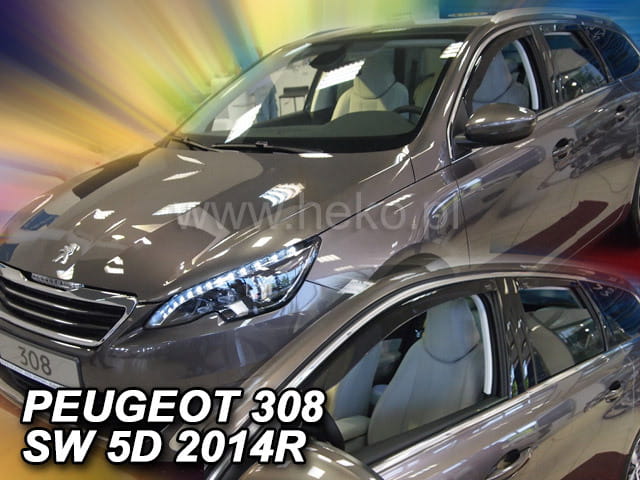 ®HEKO מגני רוח השחלה לפיג'ו 308 סטיישן דור 2 שנים 2014-2021