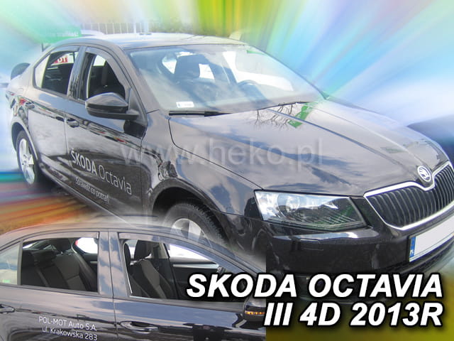®HEKO מגני רוח השחלה לסקודה אוקטביה דור 3 שנים 2013-2020