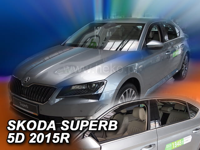 ®HEKO מגני רוח השחלה לסקודה סופרב דור 3 שנים 2015-2023