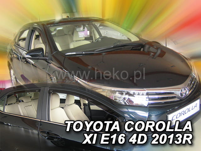 ®HEKO מגני רוח השחלה לטויוטה קורולה סדן E16 שנים 2013-2019