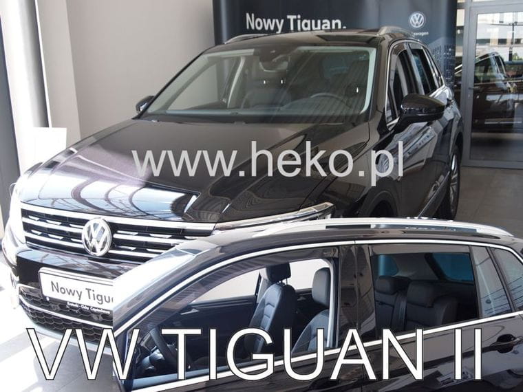 ®HEKO מגני רוח השחלה לפולקסווגן טיגואן דור 2 5 מקומות שנים 2016-2024