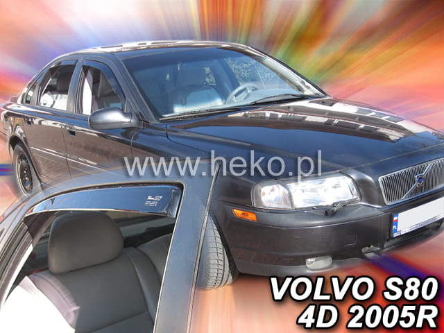 ®HEKO מגני רוח השחלה לוולוו S80 דור 1 שנים 1998-2006