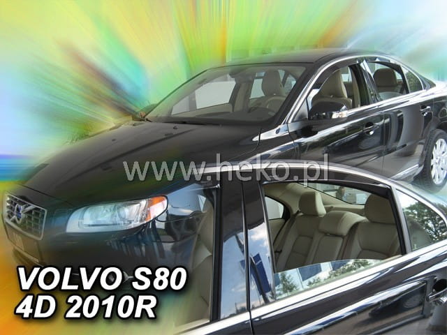 ®HEKO מגני רוח השחלה לוולוו S80 דור 2 שנים 2006-2016