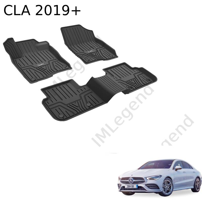 ®3W שטיחים תואמי מקור למרצדס CLA שנים 2019+