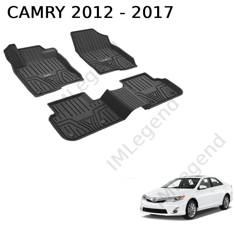 ®3W שטיחים תואמי מקור לטויוטה קאמרי 2012-2017