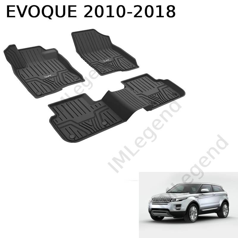 ®3W שטיחים תואמי מקור ללנד רובר ריינג רובר איווק דור 1 שנים 2010-2018