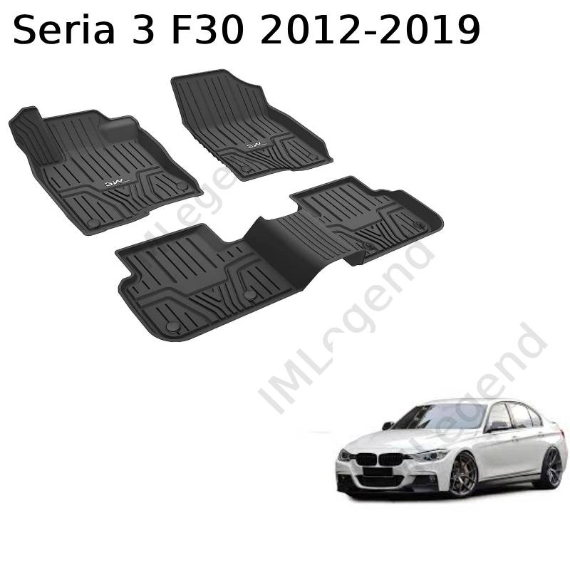®3W שטיחים תואמי מקור לבמוו סדרה 3 F30 שנים 2012-2018