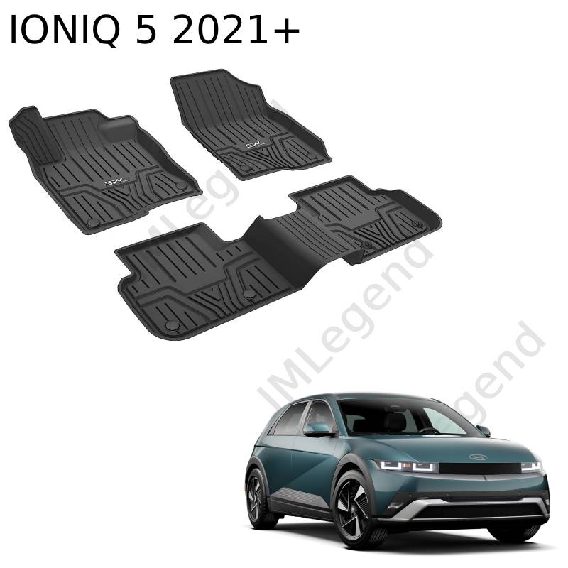 ®3W שטיחים תואמי מקור ליונדאי איוניק 5 שנת 2021+