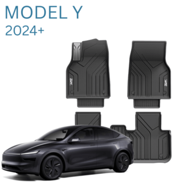 ®3W שטיחים תואמי מקור לטסלה Y שנת 2024+