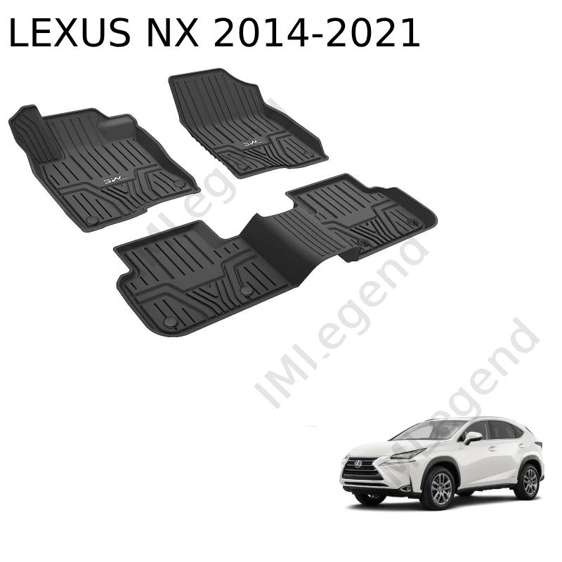 ®3W שטיחים תואמי מקור ללקסוס NX דור 1 שנים 2014-2021