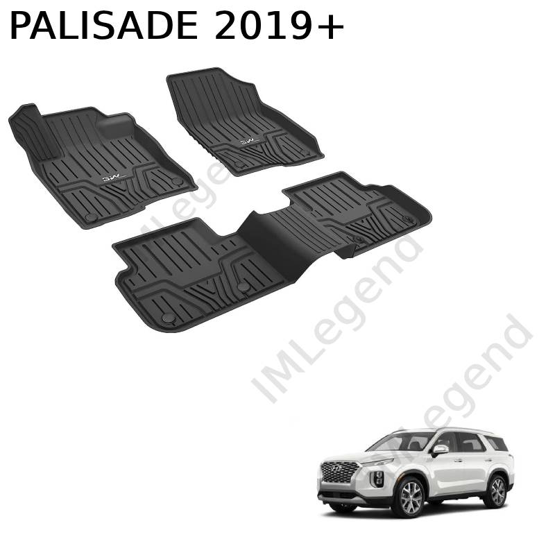 ®3W שטיחים תואמי מקור ליונדאי פליסייד 2019+