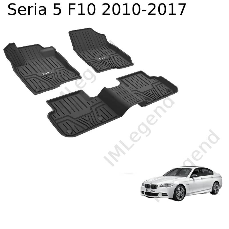 ®3W שטיחים תואמי מקור לבמוו סדרה 5 F10 שנים 2010-2017