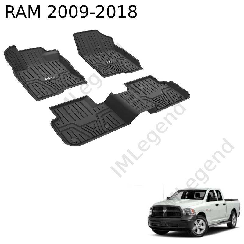 ®3W שטיחים לדודג' ראם דור 4 שנים 2009-2018