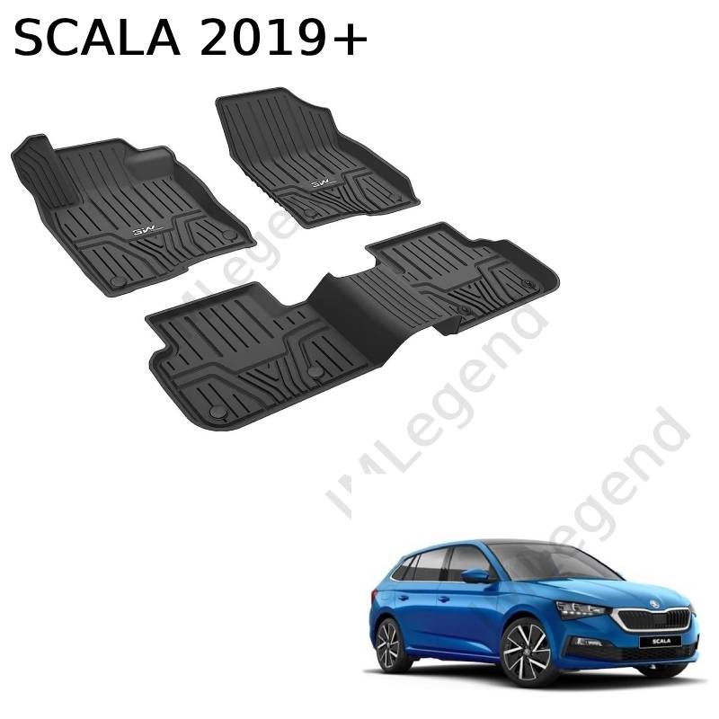 ®3W שטיחים לסקודה סקאלה שנת 2019+