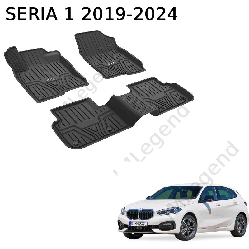 ®3W שטיחים תואמי מקור לבמוו סדרה 1 F40 שנים 2019-2024