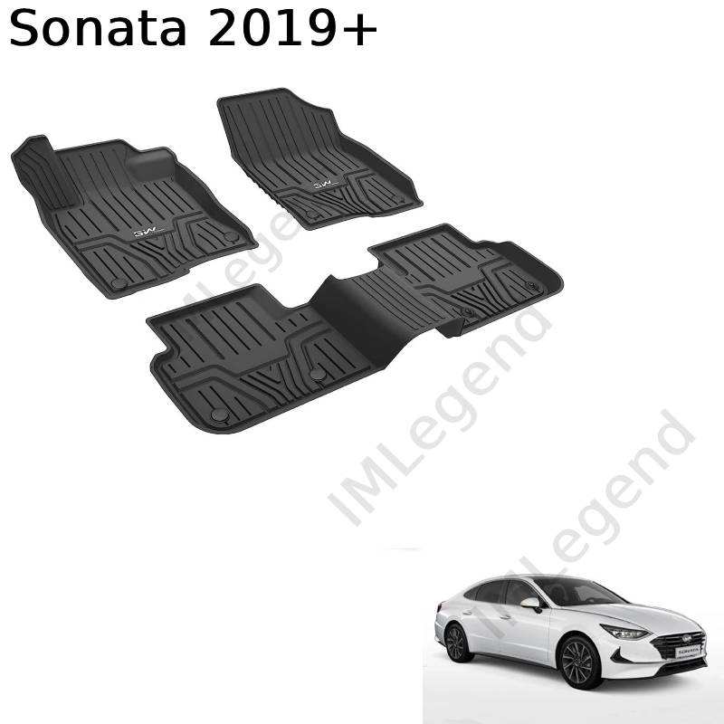 ®3W שטיחים תואמי מקור לסונטה שנת 2019+