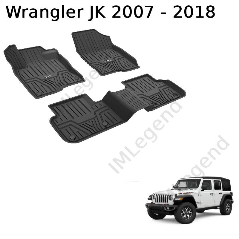 שטיחי ®3W לרנגלר 2007-2018