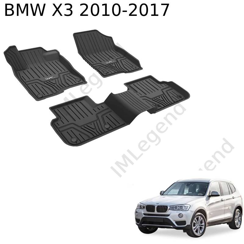 ®3W שטיחים תואמי מקור לבמוו X3 שנים 2010-2017