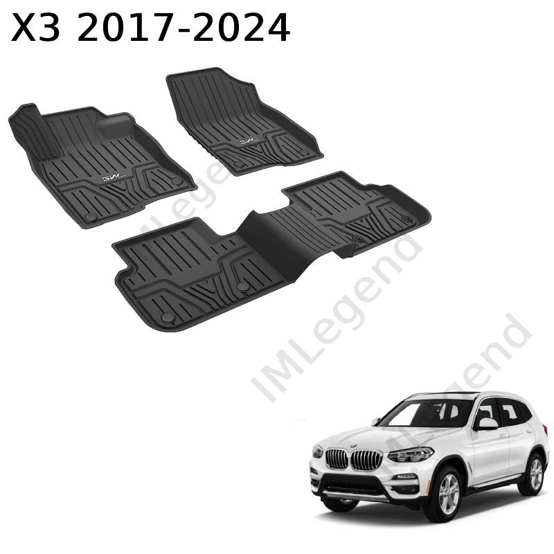 ®3W שטיחים תואמי מקור לבמוו X3 G01 שנים 2017-2024