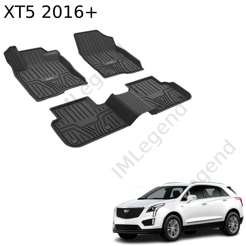 ®3W שטיחים תואמי מקור לקדילאק XT5 שנים 2016+