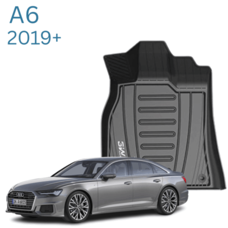 ®3W שטיחים 3D תואמי מקור לאודי A6 שנים 2018+