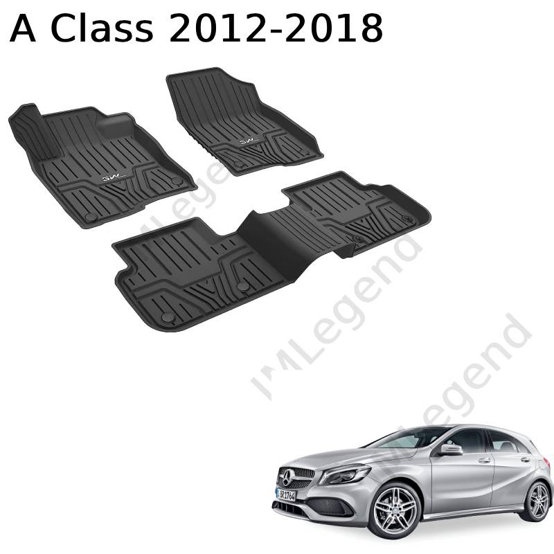 ®3W שטיחים תואמי מקור למרצדס A Class שנים 2012-2018