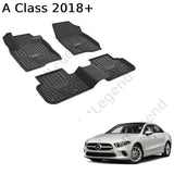 ®3W שטיחים תואמי מקור למרצדס A Class שנים 2018+