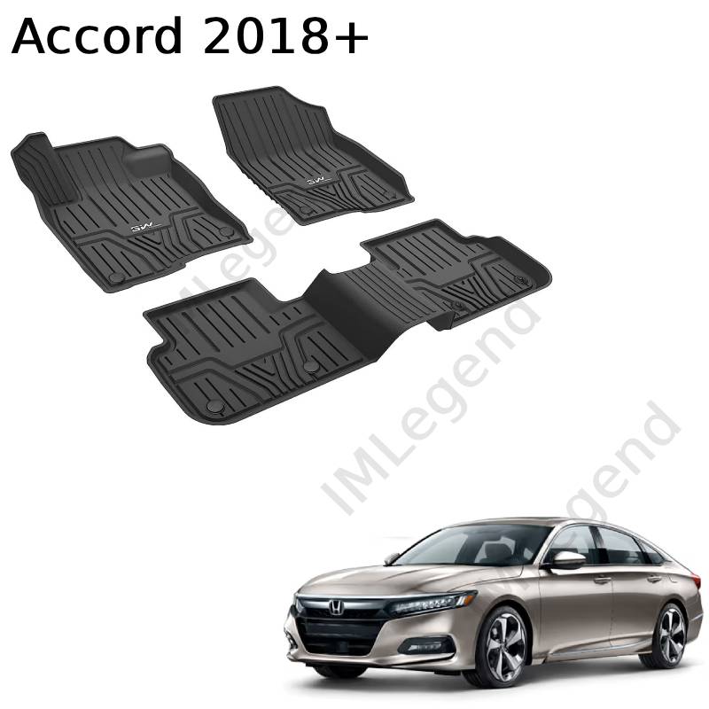 ®3W שטיחים תואמי מקור להונדה אקורד שנים 2018+
