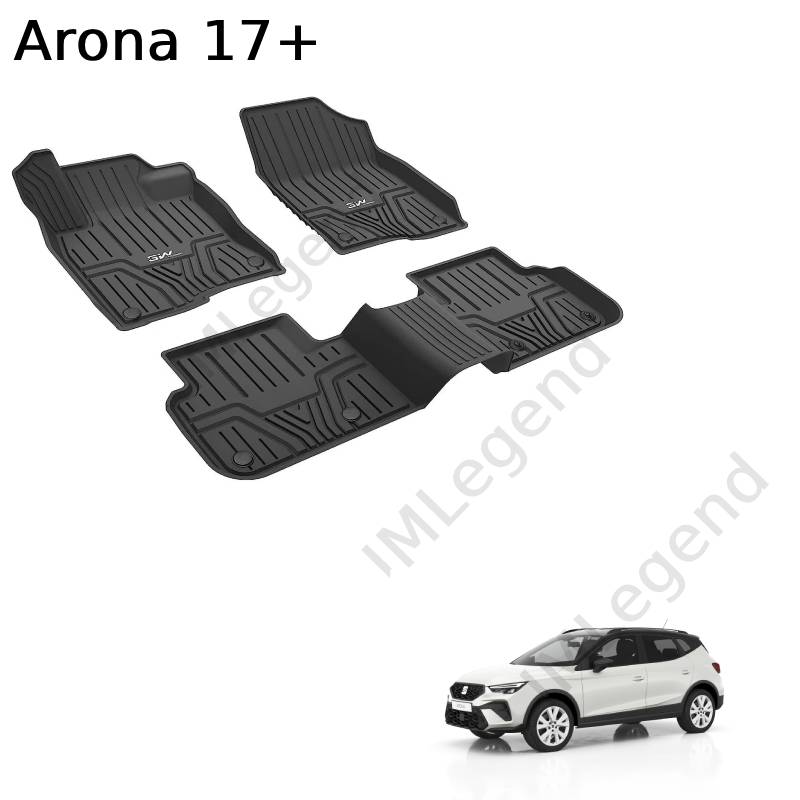 ®3W שטיחים תואמי מקור לסיאט ארונה 2017+