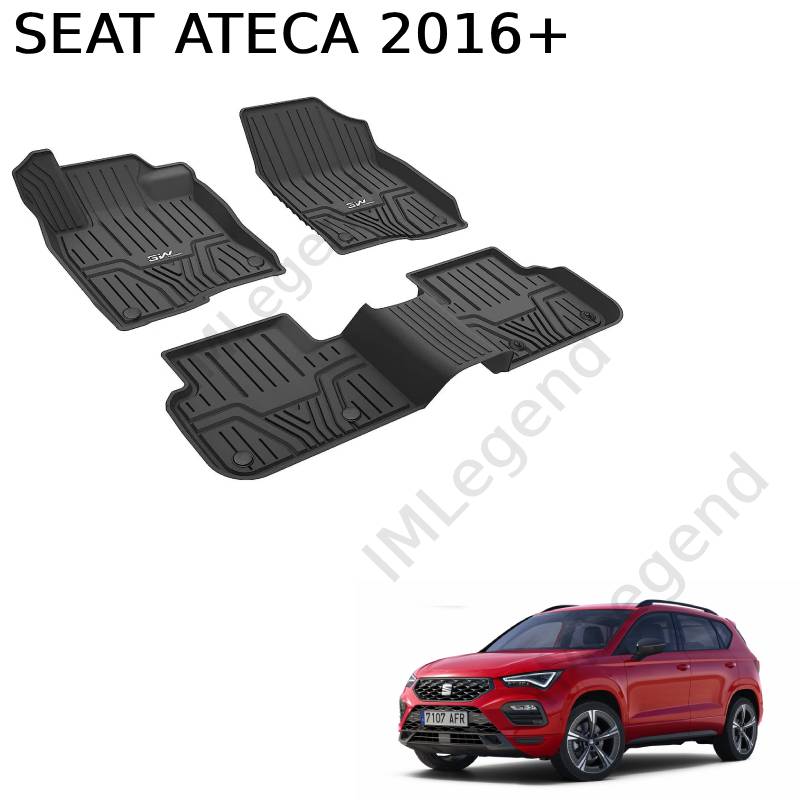 ®3W שטיחים תואמי מקור לסיאט אטקה 2016+