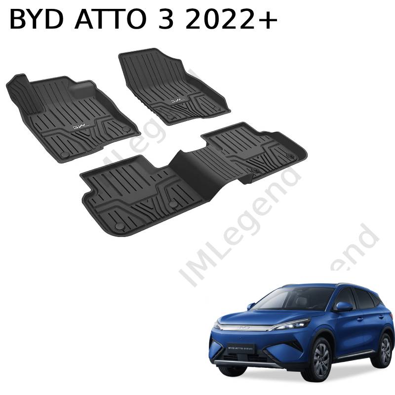 ®3W שטיחים תואמי מקור לבי ווי די Atto3 שנת 2022+