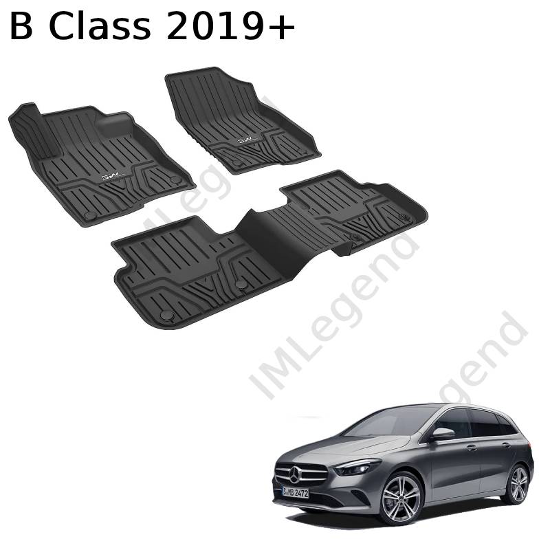 ®3W שטיחים תואמי מקור למרצדס B Class שנת 2019+