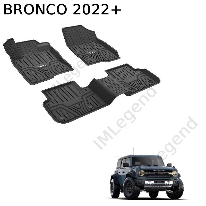®3W שטיחים תואמי מקור לפורד ברונקו 2022+