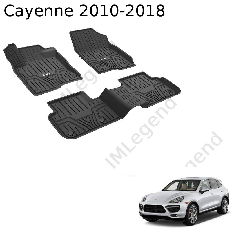 ®3W שטיחים תואמי מקור לפורשה קאיין שנים 2010-2018
