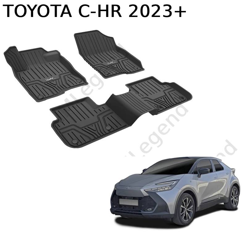 ®3W שטיחים תואמי מקור לטויוטה C-HR שנים 2023+