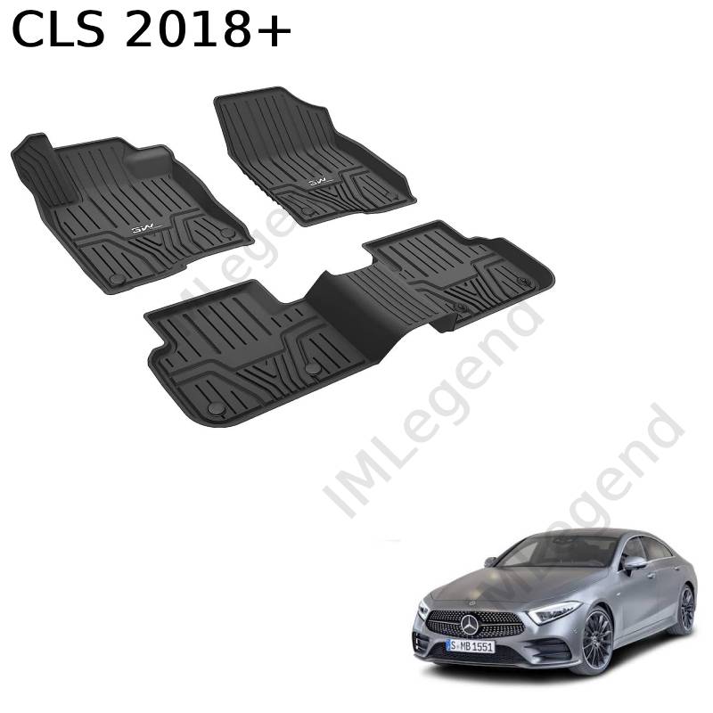 ®3W שטיחים תואמי מקור למרצדס CLS שנת 2018+