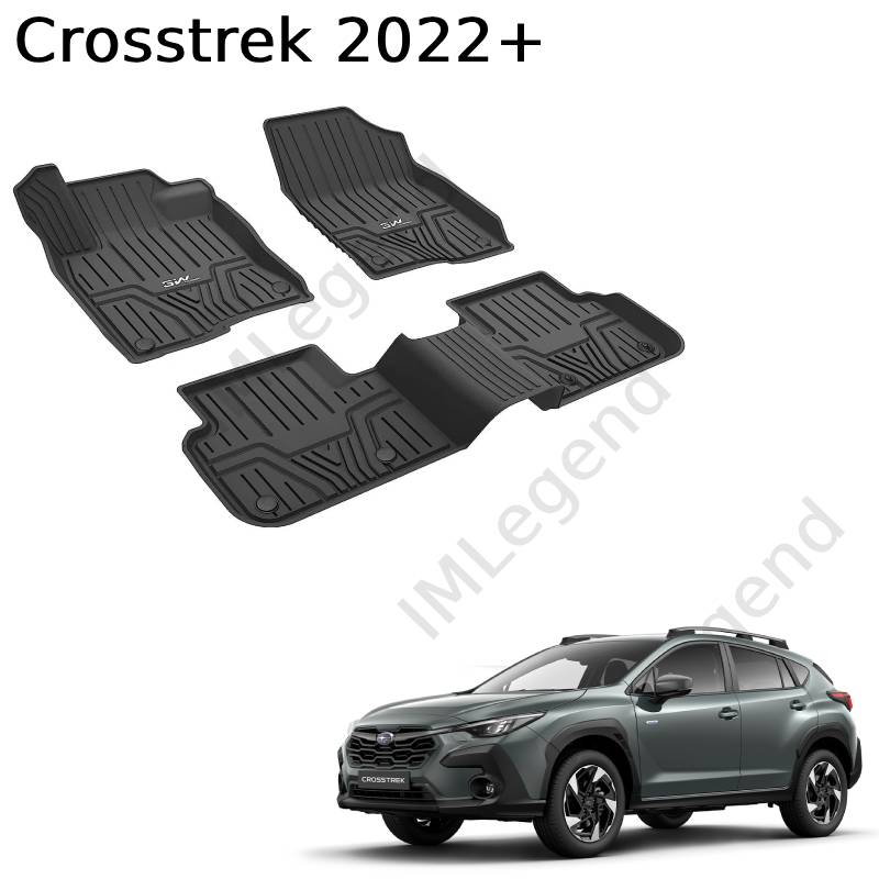 ®3W שטיחים 3D תואמי מקור לסובארו קרוסטרק שנת 2022+