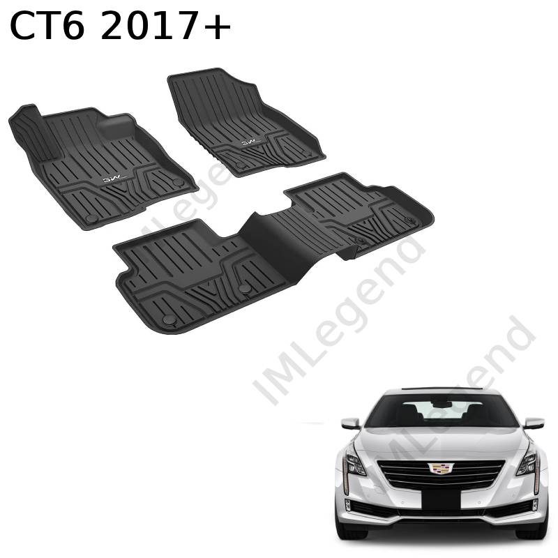 ®3W שטיחים תואמי מקור לקדילאק CT6 שנת 2017+