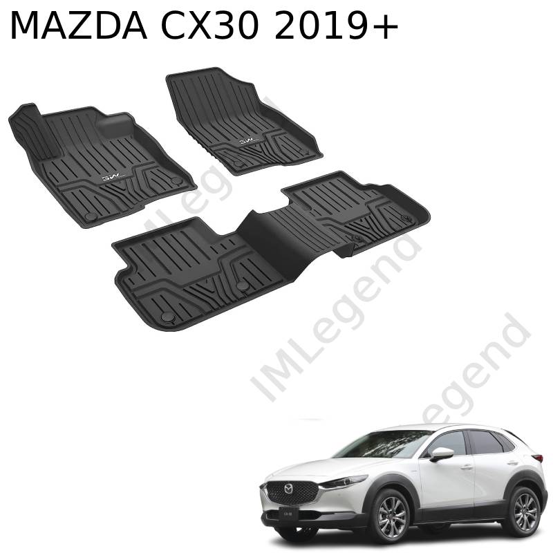 ®3W שטיחים תואמי מקור למאזדה CX30 שנים 2019+