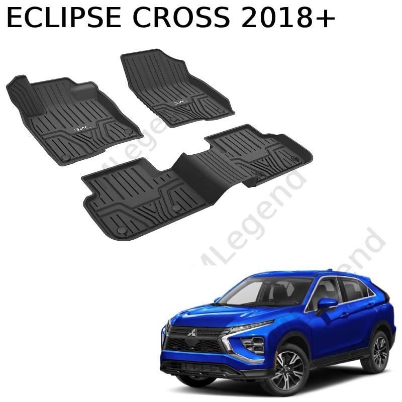 ®3W שטיחים תואמי מקור למיצובישי אקליפס קרוס שנת 2018+