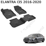 ®3W שטיחים 3D תואמי מקור ליונדאי אלנטרה I35 שנים 2016-2020