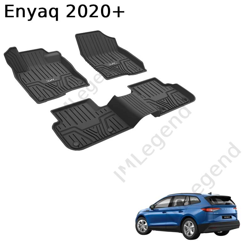 ®3W שטיחים תואמי מקור לסקודה אניאק שנת 2020+