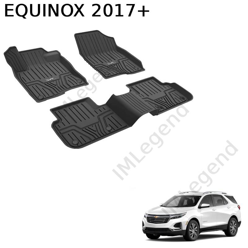 ®3W שטיחים תואמי מקור לשברולט אקווינוקס 2017+