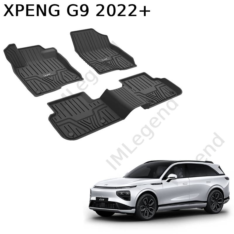 ®3W שטיחים ל Xpeng G9 שנת 2022+