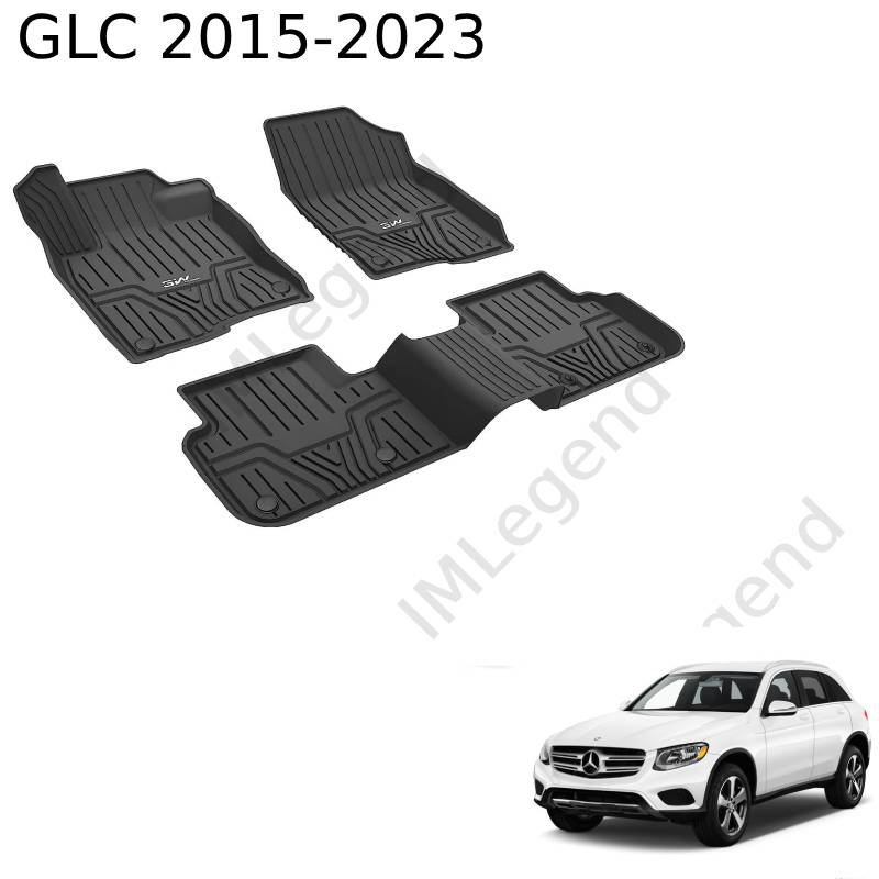 ®3W שטיחים תואמי מקור למרצדס GLC שנים 2015-2023 (לא מתאים לדגם קופה)